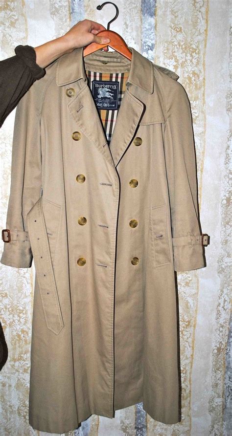 burberry trench coat men vintage|old Burberry trench coat.